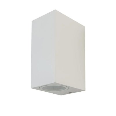 WALL SLEEK WALL FITTING  QUADRATO CORPO BIANCO  2 WAY IP44