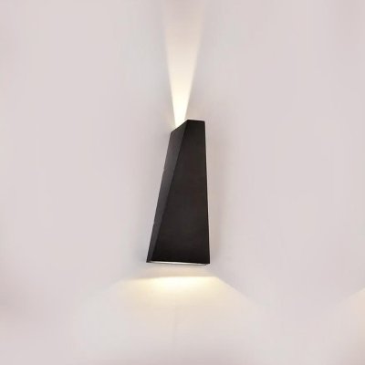6W LED WALL LIGHT CORPO NERO IP65 3000K