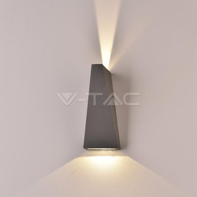 6W LED WALL LIGHT CORPO GRIGGIO IP65 4000K