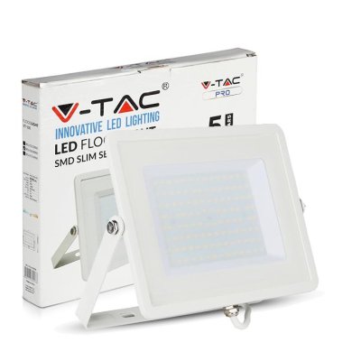 100W LED PROIETTORE  SMD SAMSUNG CHIP CORPO BIANCO LUCE BIANCO NATURALE 4000K