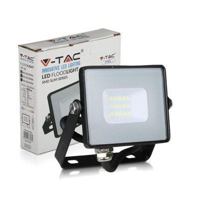 10W LED PROIETTORE SMD SAMSUNG CHIP CORPO NERO 6400K