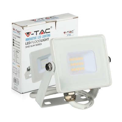 10W LED PROIETTORE SMD SAMSUNG CHIP CORPO BIANCO 6400K
