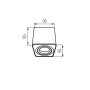 FARETTO DECORATIVO TOLEO DTL50-W - KANLUX