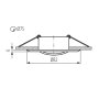 FARETTO DECORATIVO VIDI CTC-5515-B - KANLUX