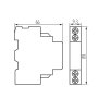CONTATTO D& 039 ALARME 1Z1R LATERALE PER KMP KMP-SAL11 - KANLUX