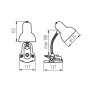 LAMPADA DA SCRIVANIA SUZI HR-60-BL - KANLUX