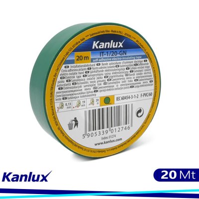 NASTRO ADESIVO ISOLANTE IT-1/20-GN - KANLUX
