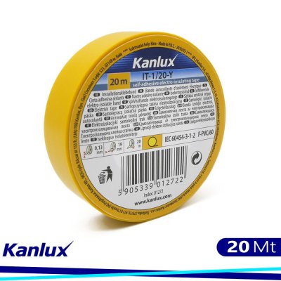 NASTRO ADESIVO ISOLANTE IT-1/20-Y - KANLUX
