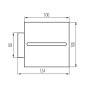 LAMPADA DA PARETE ASIL G9 W-B - KANLUX