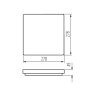 PLAFONIERA LED VARSO LED 18W-NW-L-SE - KANLUX