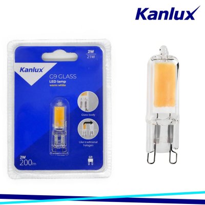 LAMPADINA LED G9 GLASS LED2W-WW - KANLUX
