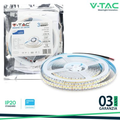 LED STRISCIA SAMSUNG 2835 240 LEDS 24V IP20 6000K