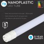 LED TUBO SAMSUNG CHIP  - 150CM 18W G13 NANO PLASTICA 4000K