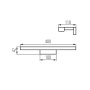 FARETTO LED DA PARETE ASTEN LED IP44 8W-NW - KANLUX