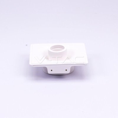 GU10 FITTING GESSO DESIGNER CEILING MOVABLE WITH WHITE BOTTOM QUADRATO