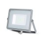50W LED PROIETTORE SMD SAMSUNG CHIP CORPO GRIGGIO 3000K