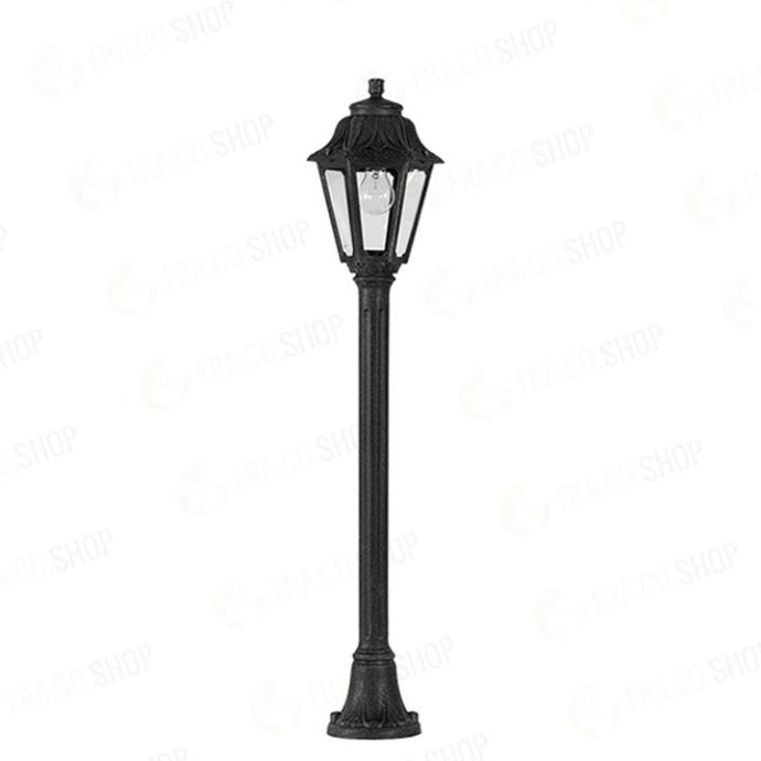 MIZAR/ANNA NERO TRASP PALETTO  110CM 8,5W CCT