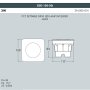 CECI 120 SQUARE NERO SATIN     LED GX53 3W CCT