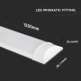 40W LED GRILL FITTING SAMSUNG CHIP 120CM 120LM/WATT 3000K