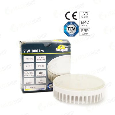 LAMPADINA LED GX53 7W 3000K    800 LUMEN