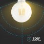 LED LAMPADINA - SAMSUNG CHIP FILAMENTO 6W E27 G95 CLEAR COVER 2700K