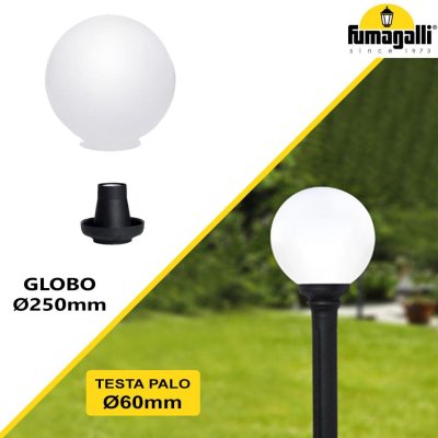 G250 BASE CLASSICA NERO OPALE E27