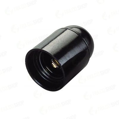 PORTALAMPADA E14 NERO