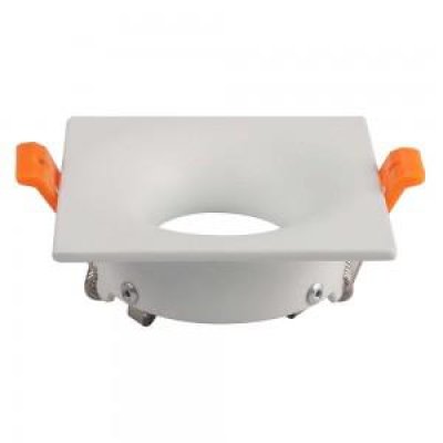 GU10 FITTING SQUARE WHITE