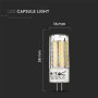 LED FARETTO SAMSUNG CHIP - G4 3.2W PLASTICA 4000K