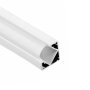 PROFILO IN ALLUMINIO 2M 19 X 19 MM WHITE HOUSING