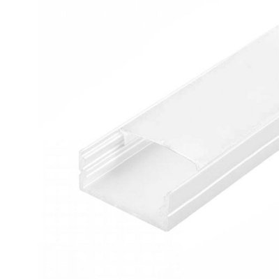 PROFILO IN ALLUMINIO 2M 23.5 X 10 MM WHITE HOUSING