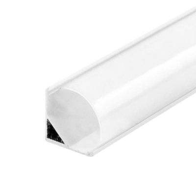 PROFILO IN ALLUMINIO 2M 15.8 X 15.8 MM WHITE HOUSING