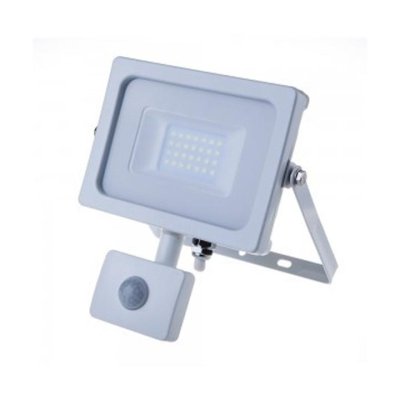 10W LED PROIETTORE CON SENSORE SAMSUNG CHIP CUT-OFF FUNZIONE CORPO BIANCO 6400K