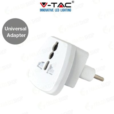 UNIVERSAL ADAPTER 2P+T 10A