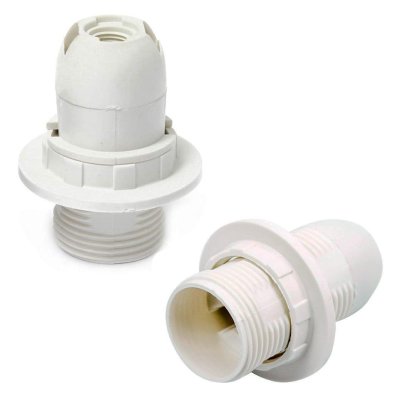 E14 PORTALAMPADA - BIANCO