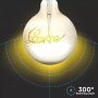 LED LAMPADINA 5W E27 FILAMENTO G125 AMBER GLASS 2200K