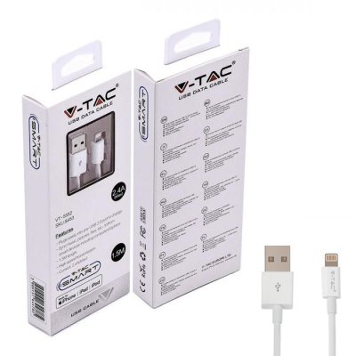 IPHONE CABLE WHITE WITH MFI LICENCE
