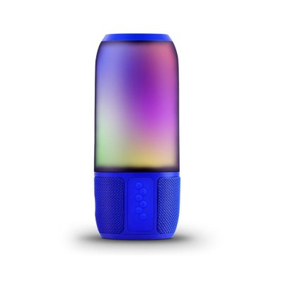 2*3W LED ALTOPARLANTE DA TAVOLO USB & TF CARD SLOT BLU