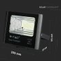 12W PANNELLO SOLARE CON LED PROIETTORE 6000K