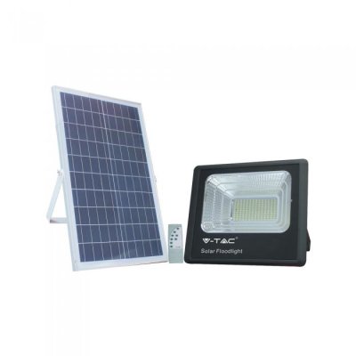 50W PANNELLO SOLARE CON LED PROIETTORE 6000K
