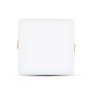 24W LED MOLLE REGOLABILI PANNELLO SAMSUNG CHIP SQUARE 6400K