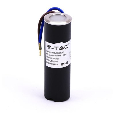 0.5W LED FARETTO INCASSO PAVIMENTO GRIGGIO 3000K