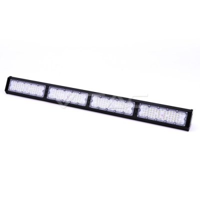 200W LED SOSPENSIONE LINEARE CORPO NERO 6000K