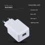 USB QC3.0 TRAVEL ADAPTOR WITH DOUBLE BLISTER PACKAGE WHITE