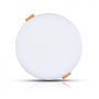 24W LED MOLLE REGOLABILI PANNELLO SAMSUNG CHIP ROUND 4000K