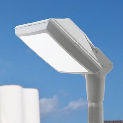 GIORGIO GRIGIO OPALE 2 PORTALAMPADE E27 TESTA PER PALO 60MM