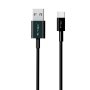 1M. TYPE C USB CAVO NERO - PEARL SERIES