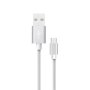 1M. MICRO USB CAVO COLORE ARGENTO - PLATINUM SERIES