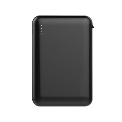 5000MAH POWER BANK PORTATILE WITH LED LIGHT DISPLAY & BUILT IN CAVO NERO