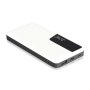 10000MAH POWER BANK PORTATILE WITH DIGITAL DISPLAY & USB TYPE C BIANCO